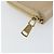 SAINT LAURENT Langer Geldbeutel Leder Beige Gold Auth am9381 Golden - Ansicht 8