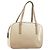 PRADA Handtasche Lackleder Beige Silber Auth BA6605
