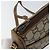 Bolsa de Ombro GUCCI GG Plus Supreme PVC Bege Ouro Auth ka463 Dourado - vista 10