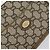 Bolsa de Ombro GUCCI GG Plus Supreme PVC Bege Ouro Auth ka463 Dourado - vista 17