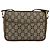 Bolsa de Ombro GUCCI GG Plus Supreme PVC Bege Ouro Auth ka463 Dourado - vista 2