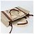 Chloé Borsa a mano Woody Chloe in tela e pelle 2 in 1 beige oro Auth BA8173 D'oro - vista 6