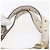 Borsa a mano in pelle avorio e oro GUCCI 145761 Auth fm4957 D'oro Crudo - vista 8