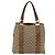 GUCCI GG Canvas Tote Bag Beige Silber 232946 Auth BA8182 - Ansicht 2