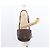 LOEWE Borsa a Spalla Anagram Pelle Marrone Oro Auth ka573 D'oro - vista 21