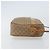 Gucci Borsa a Spalla Micro GG Supreme PVC Beige Oro Auth ka478 D'oro - vista 3