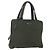 PRADA Borsa a mano in nylon khaki argento autentica mr1570 Cachi
