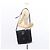 Borsa a Spalla in Tela Zucchino FENDI Nero Oro Auth 151737 - vista 21