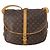 LOUIS VUITTON Borsa a Spalla Monogram Saumur 35 M42254 LV Auth BA8314 Monogramma - vista 2