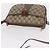 GUCCI GG Supreme Web Sherry Line Tasche aus PVC in Beige und Gold 001 58 6177 Auth bs31426 Golden - Ansicht 6