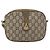 Borsa a Spalla GUCCI GG Plus Supreme PVC Beige Oro Auth ka485 D'oro - vista 13