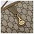 Borsa a Spalla GUCCI GG Plus Supreme PVC Beige Oro Auth ka485 D'oro - vista 17