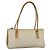 PRADA Borsa a mano in nylon beige argento autentica 151542