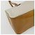 PRADA Borsa a mano in nylon beige argento autentica 151542 - vista 16