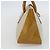 PRADA Borsa a mano in nylon beige argento autentica 151542 - vista 4