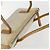 PRADA Borsa a mano in nylon beige argento autentica 151542 - vista 6