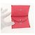 Hermès Monedero Calvi Duo HERMES Cuero Rosa Plata Auth BA8242M - vista 17