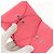 Hermès Monedero Calvi Duo HERMES Cuero Rosa Plata Auth BA8242M - vista 9