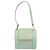 Bulgari Borsa a Spalla Logo Mania BVLGARI in Tela e Pelle Verde Smeraldo Auth hk3109 - vista 13