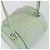 Bulgari Borsa a Spalla Logo Mania BVLGARI in Tela e Pelle Verde Smeraldo Auth hk3109 - vista 6