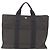 Hermès HERMES Handtasche Her Line MM aus grauem Canvas Auth th6407 Braun - Ansicht 2