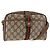 Borsa a spalla Gucci GG Canvas Web Sherry Line in pelle PVC beige e verde Auth BA6764 Rosso