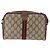 Borsa a spalla Gucci GG Canvas Web Sherry Line in pelle PVC beige e verde Auth BA6764 Rosso - vista 2