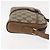Borsa a spalla Gucci GG Canvas Web Sherry Line in pelle PVC beige e verde Auth BA6764 Rosso - vista 3