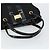 Borsa Tote Salvatore Ferragamo in nylon nero e oro Auth bs29903 D'oro - vista 7