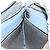 Céline Borsa a Spalla Trios Mall in Pelle Blu Oro Auth hk3113 D'oro - vista 23