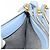 Céline Borsa a Spalla Trios Mall in Pelle Blu Oro Auth hk3113 D'oro - vista 25
