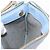 Céline Borsa a Spalla Trios Mall in Pelle Blu Oro Auth hk3113 D'oro - vista 26