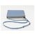 Céline Borsa a Spalla Trios Mall in Pelle Blu Oro Auth hk3113 D'oro - vista 7
