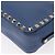 VALENTINO Borsa a Spalla in Pelle con Catena e Borchie Blu Oro Auth BA8011 D'oro - vista 17