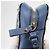 VALENTINO Borsa a Spalla in Pelle con Catena e Borchie Blu Oro Auth BA8011 D'oro - vista 9