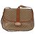 Céline Borsa a Spalla in Tela Macadam CELINE PVC Beige Oro Auth ka119 D'oro - vista 13