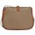Céline Borsa a Spalla in Tela Macadam CELINE PVC Beige Oro Auth ka119 D'oro - vista 2