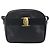 Borsa a Spalla Vala in Pelle Nera e Oro Salvatore Ferragamo Auth BA7980 Nero D'oro - vista 13