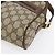 Borsa Sherry Line GG Supreme Web di GUCCI in PVC beige e oro 14 02 005 Auth BA7798 D'oro - vista 14