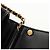 CHANEL Borsa a Catena Matelassé con Charm Perla Pelle di Agnello Nero Oro CC Auth 146362SM D'oro - vista 22