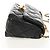 CHANEL Borsa a Catena Matelassé con Charm Perla Pelle di Agnello Nero Oro CC Auth 146362SM D'oro - vista 4