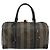 Pequin Borsa Boston in tela Pecan FENDI PVC Nero Marrone Auth 144142 - vista 13