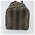 Pequin Borsa Boston in tela Pecan FENDI PVC Nero Marrone Auth 144142 - vista 4