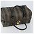 Pequin Borsa Boston in tela Pecan FENDI PVC Nero Marrone Auth 144142 - vista 6