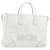 Borsa MCM in pelle bianca e oro Auth mr1564 Bianco D'oro
