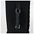 Valigia Salvatore Ferragamo in tela nera e argento Auth bs29676 Nero - vista 14