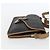 Borsa a spalla in tela a nido d'ape PVC nera e dorata Christian Dior Auth 155933 - vista 5