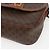 Céline Borsa a Spalla in Tela Macadam CELINE in Pelle PVC Marrone Oro Auth 157769 D'oro - vista 10