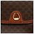 Céline Borsa a Spalla in Tela Macadam CELINE in Pelle PVC Marrone Oro Auth 157769 D'oro - vista 14