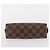 LOUIS VUITTON Pochette Cosmetica PM Damier Ebene N47516 Auth LV 155421 - vista 6